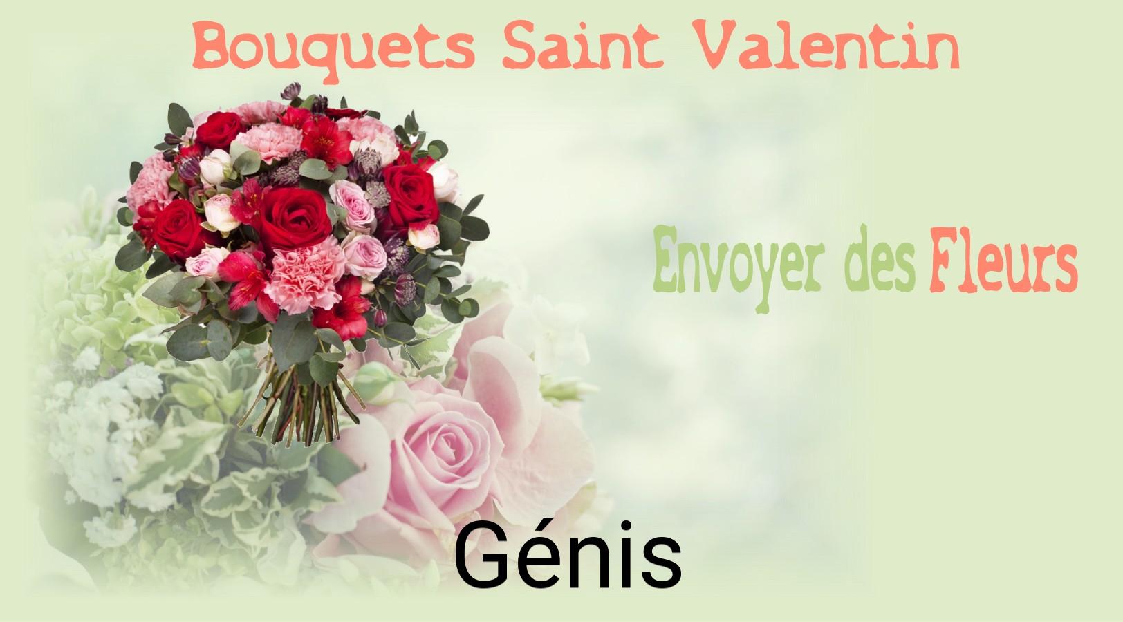 Roses de Saint-Valentin livrées à Génis